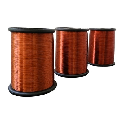 AWG56 0.012mm Polyurethane Class F Round Solderable Magnet Enameled Copper Wire