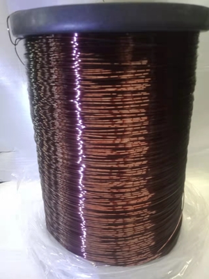 0.16mm 0.18mm Rectangular Flat Round Enamelled Copper  Wire