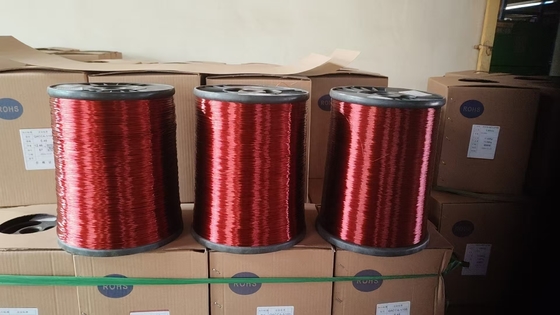 Thermal Class 180 Degrees Ecca Wire Enameled Copper Clad Aluminum Winding Wire