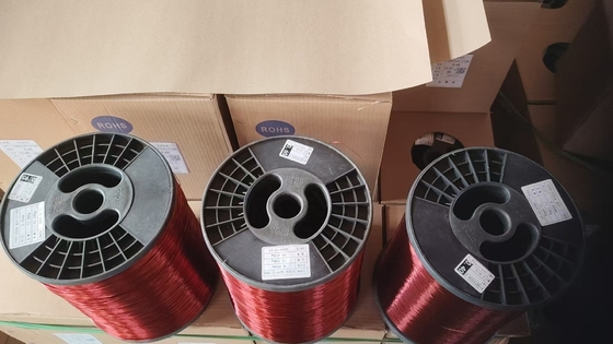 Thermal Class 180 Degrees Ecca Wire Enameled Copper Clad Aluminum Winding Wire