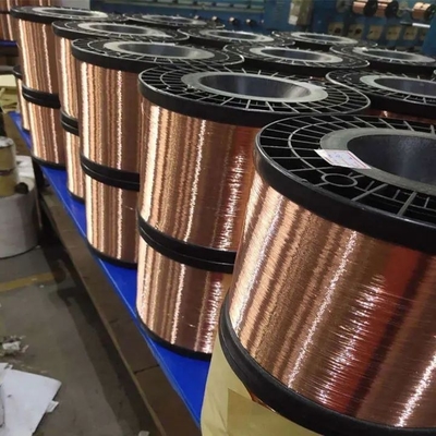 0.115mm 0.2mm 0.4mm 0.5mm Copper Clad Aluminum Magnesium CCAM Bare Wire for Cable